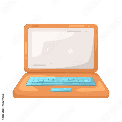 Illustration of gaming laptop 