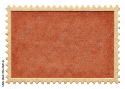 vintage postage stamp with clipping path