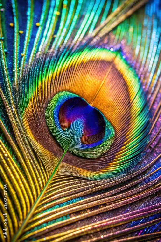 Obraz premium peacock feather background