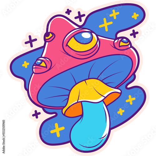 Cartoon creative trend vector illustration