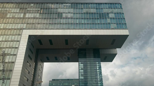Wallpaper Mural Low angle view of modern architecture Crane Houses in Cologne, Germany. Torontodigital.ca
