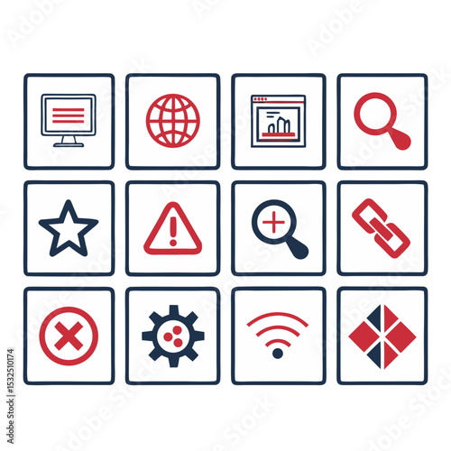 icons for web and mobile applications set 2
