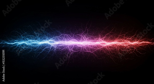 Electric Geometry, Futuristic Vivid Pattern with Glowing Shapes, 8K Wallpaper HD