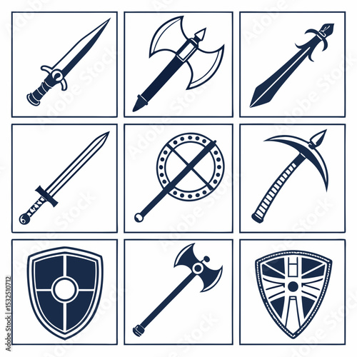 set of tools vector