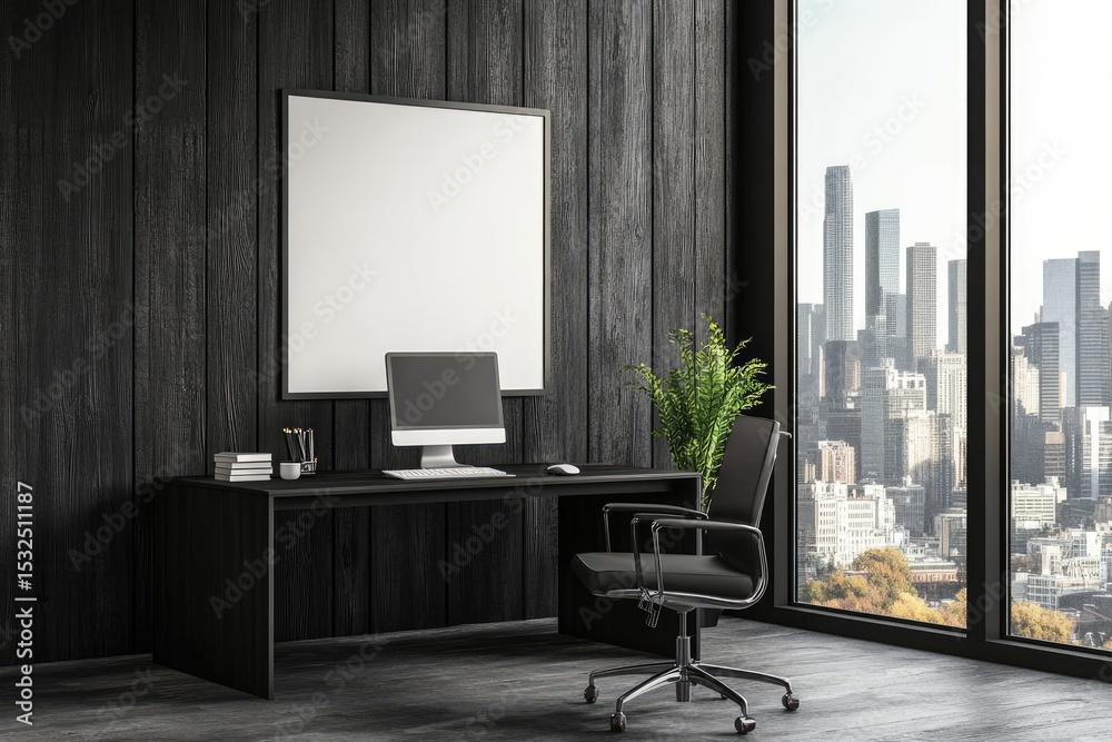Fototapeta premium Minimalist style office