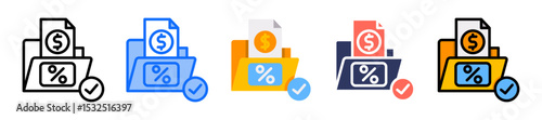 Tax Compliance multiple icon