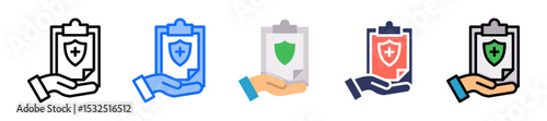 Insurance multiple icon