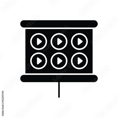 Storyboarding Vector icon