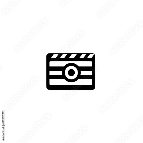 video icon vector for multimedia and digital streaming