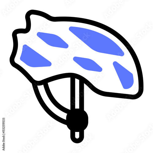 This Helmet icon is suitable for Bycycle, Sport, Healthy Lifestyle, etc
