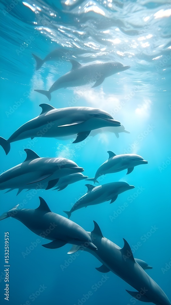 Obraz premium dolphin in the water