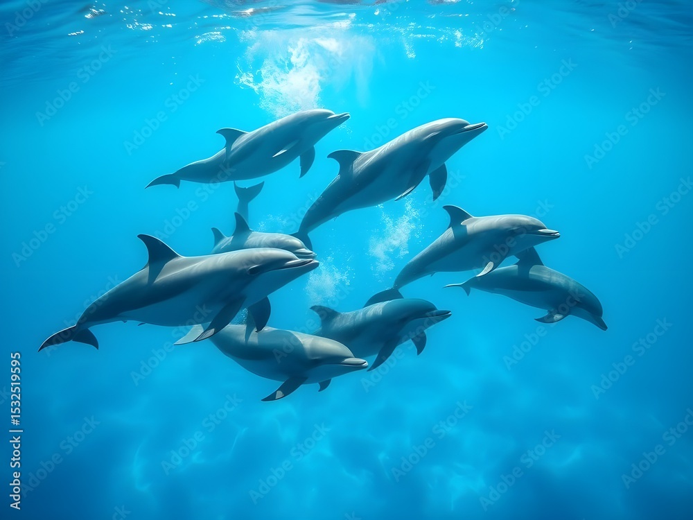 Fototapeta premium dolphin in the sea