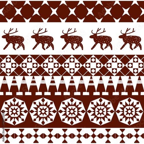 African tribal fabric pattern features alternating dark and light red tones, with a central heart shape that adds depth and emotional warmth. The bold placement of the motif creates visual, blending t