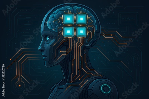 AI Brain of Humanoid Robot with Neural Processor and Data Flow Architecture