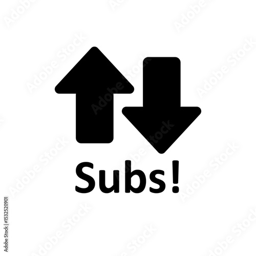 Subtitution Icon Vector