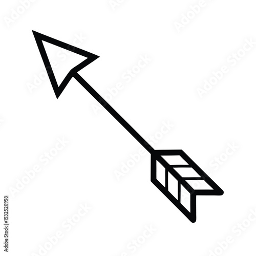 Redo Arrow Icon Outline Vector Illustration