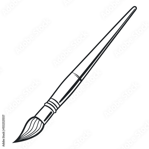 Painting Brush Artistic Tool For Drawing Creative Illustrations Artwork