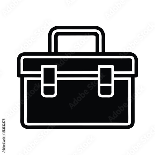 Toolbox Icon Outline Vector Illustration