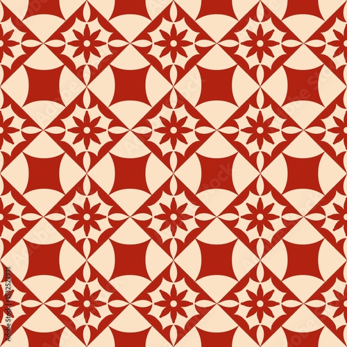 African ethnic tribal fabric pattern features alternating dark and light red tones, with a central heart shape ethnic that adds depth and emotional warmth. The bold placement of the ethnic motif crea