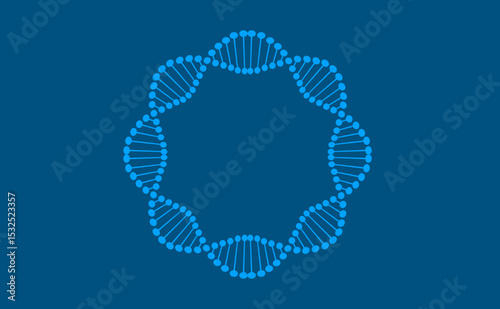 dna, genetica, cerchio, cornice, genoma
