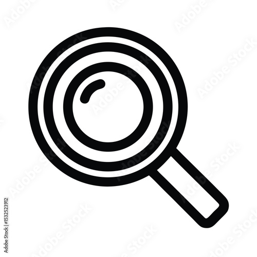 Zoom In Icon Outline Vector Illustration