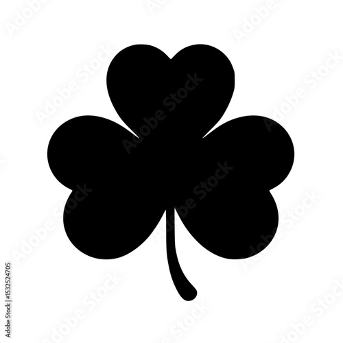 St. Patrick's Day Shamrock Simple SVG