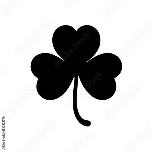 St. Patrick's Day Shamrock Simple SVG