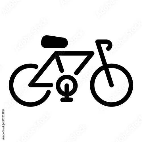 This Bicycle icon is suitable for Bycycle, Sport, Healthy Lifestyle, etc