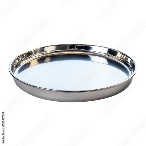 Metal Tray - Perfect for Serving, Decoration, or Photography Needs, isolated on fully transparent png background