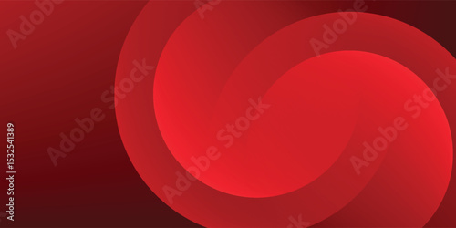 Red abstract background. Dynamic shapes composition. Eps10 vector