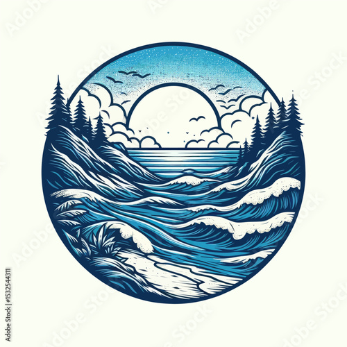 The raging sea (1)