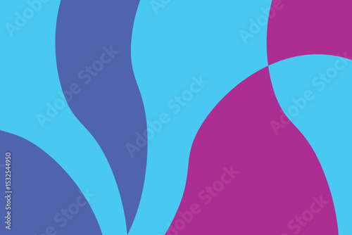 Fluid Abstract Background with Organic Shapes