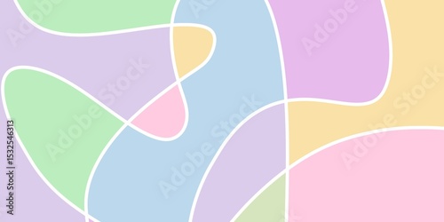 Soft Pastel Abstract Art. Good for backgrounds, digital art, or decorative purposes