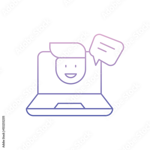 Webinar Vector icon