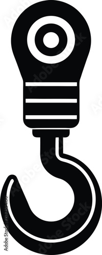 Crane Hook Silhouette
