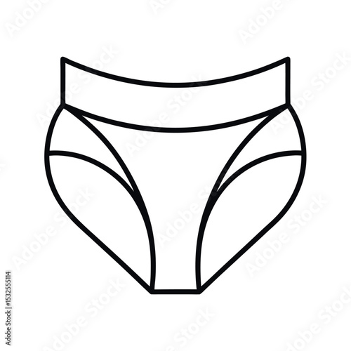 Intimates Line Art Vector Illustration