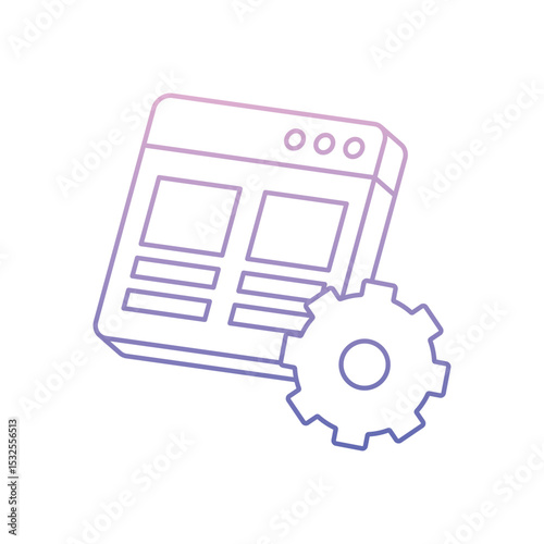 Content Optimization Vector icon