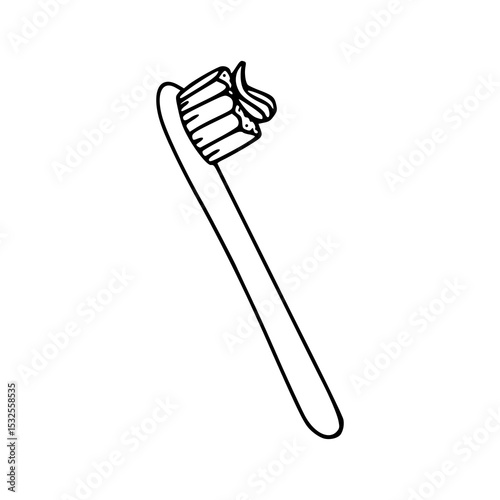 oral hygiene tool illustration