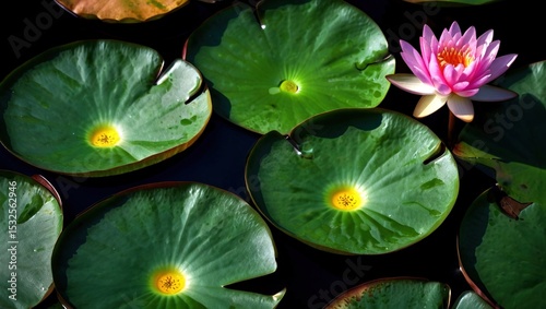 Water Lily Leaves - Minimalist Design Concept