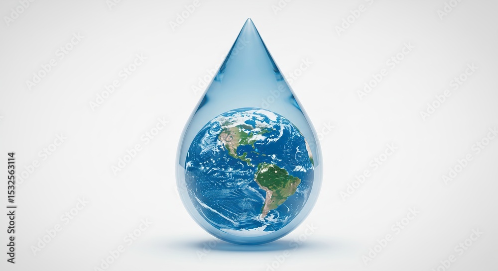 Obraz premium drop of water