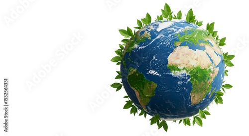 Green Earth Globe