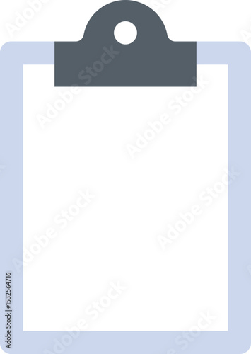 File folder with paper clip. Useful for school projects, office documents, homework, or digital organization tools.