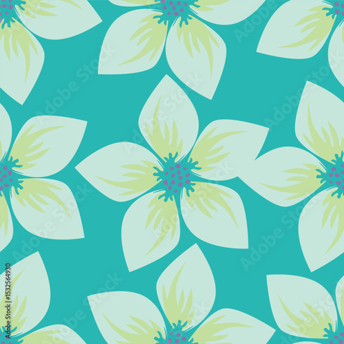 textile design with cute silhouette foliage pattern image
