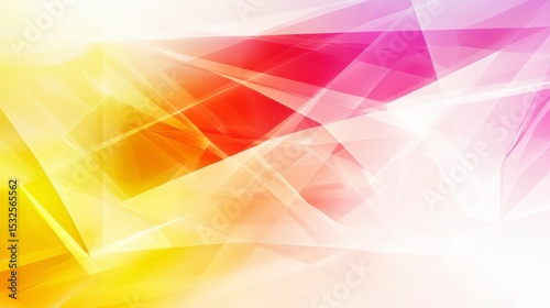 Vibrant Abstract Background with Dynamic Patterns of Yellow, Pink, and White Lines Creating a Lively and Energetic Atmosphere for Creative Projects