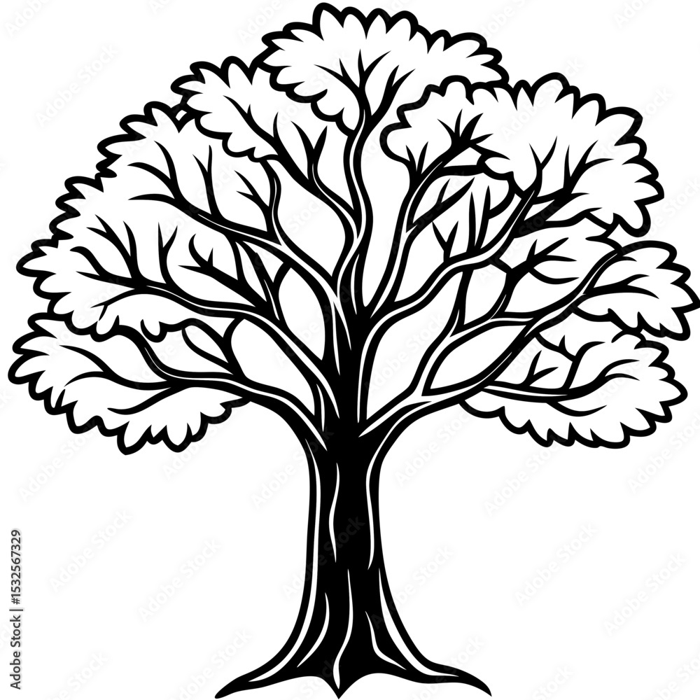 Obraz premium Magical Tree in Enchanted Woods