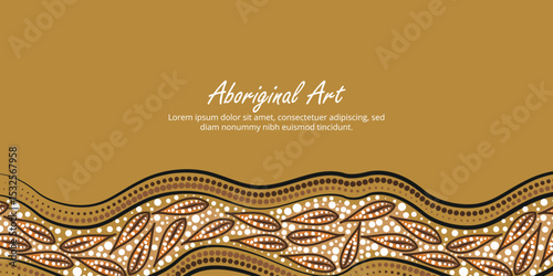 Personalized poster design influenced by Aboriginal art traditions