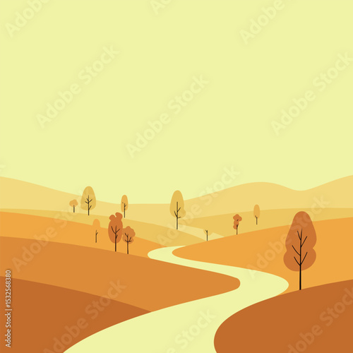 Autumn Serenade: Guitarist in the Woods