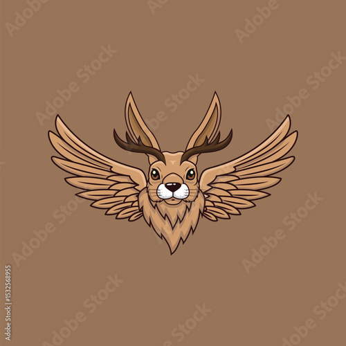 a mythical creature from German folklore, the Wolpertinger