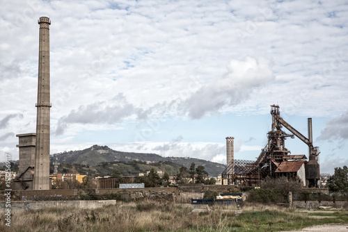 Paesaggio vecchia fabbrica