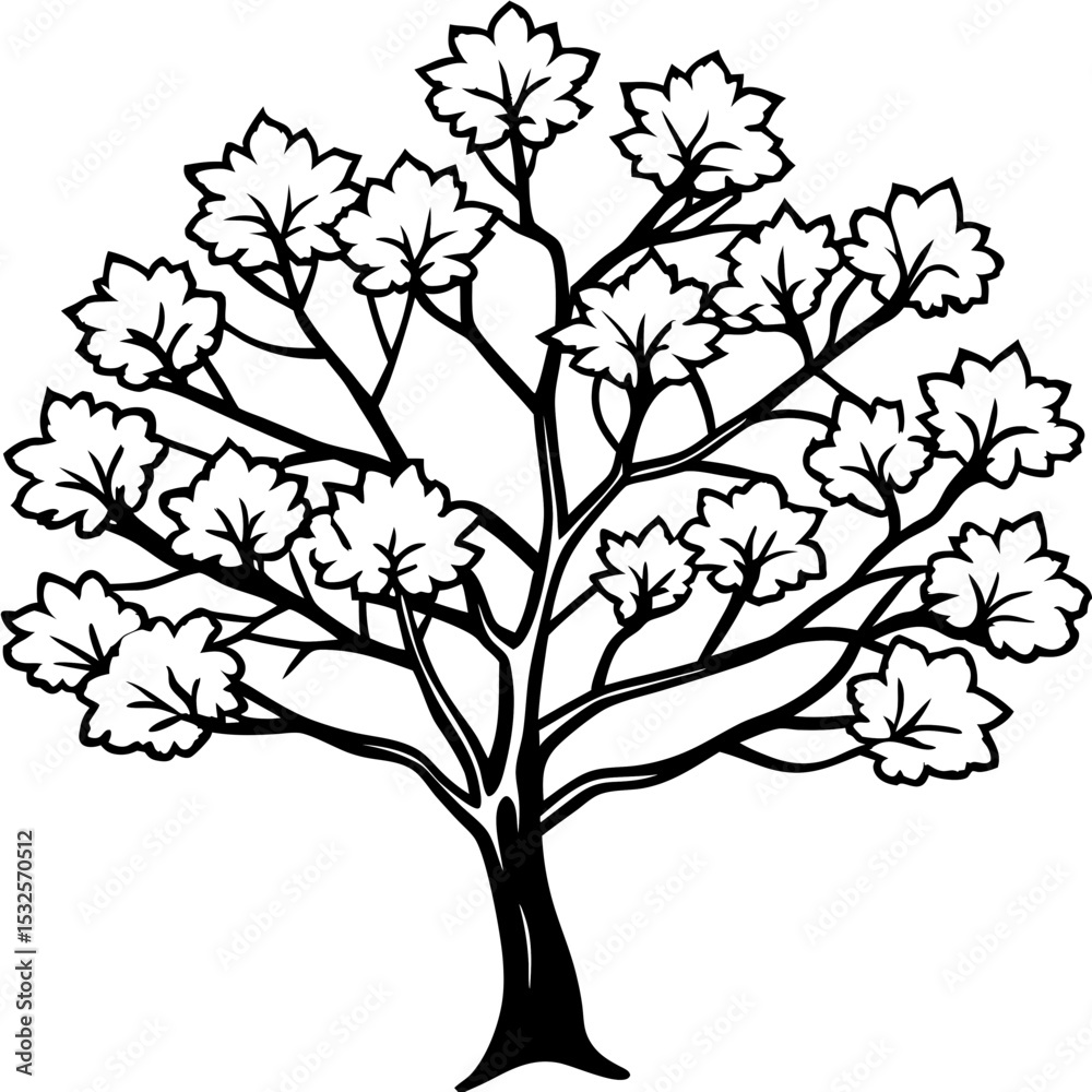 Obraz premium Pastel Blossom Tree Design